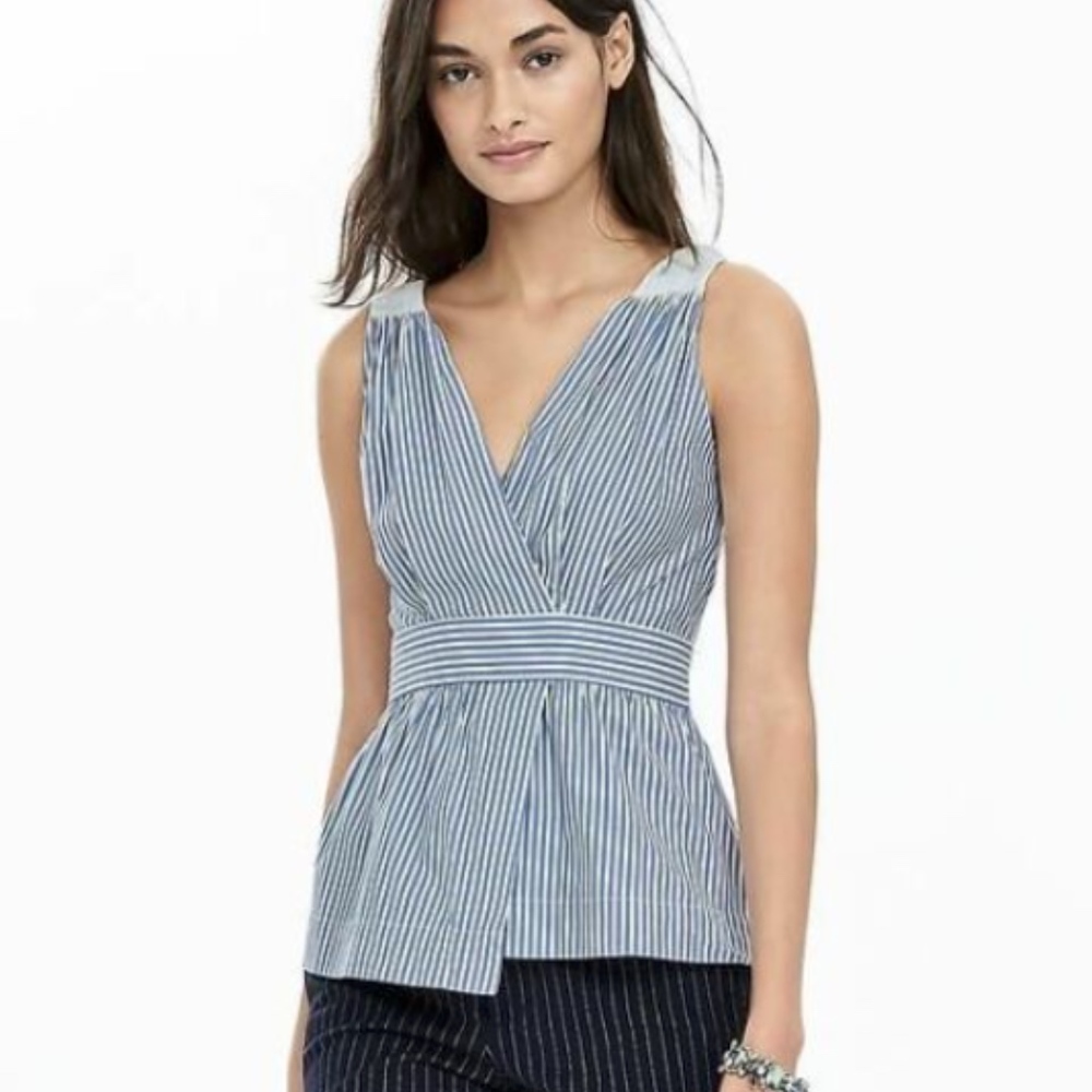 🎊SALE🎊 NWOT Banana Republic Stripe  Blouse